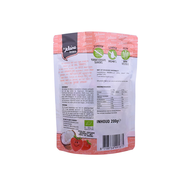 Certification Bioplastic Materials Eco Friendly Food Packaging for Organic Goods