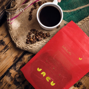 Food Grade Waterproof Wholesale Gravure Printing Compostable Red Rice Paper Zipper Coffee Bag