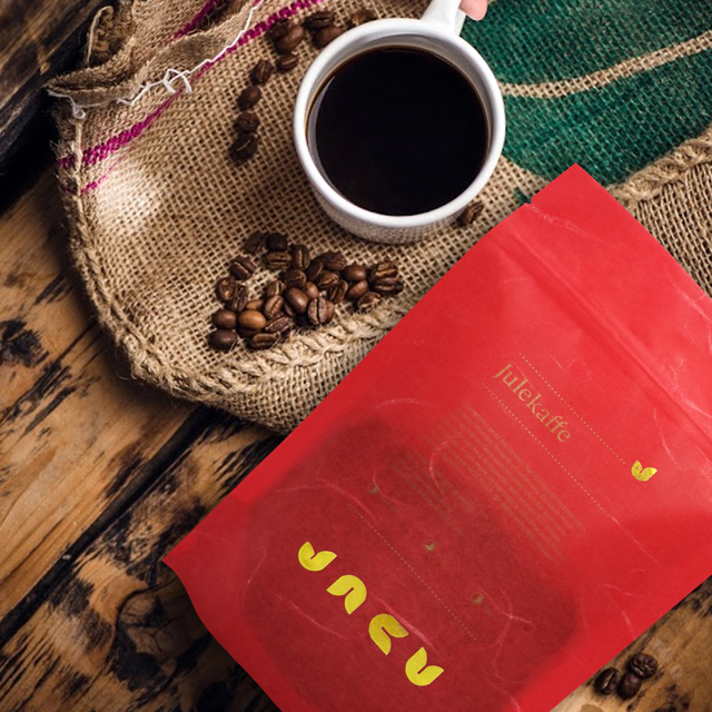 Food Grade Waterproof Wholesale Gravure Printing Compostable Red Rice Paper Zipper Coffee Bag