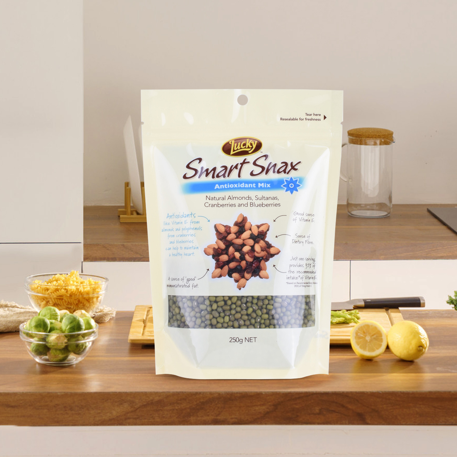 Plant-based Recyclable Stand Up Organic Nuts Bags