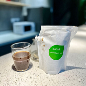 400ml Custom Non-woven Filter Cloth Drip Tea Brewer Bags with Sticker Labels
