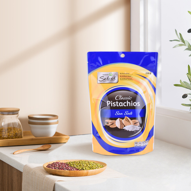 Recyclable Organic Cashew Nut Bags with Zip Lock