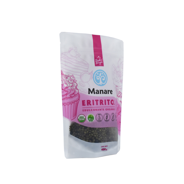 Custom Size Recyclable Stand-up Packaging Organic Sweetener Bag