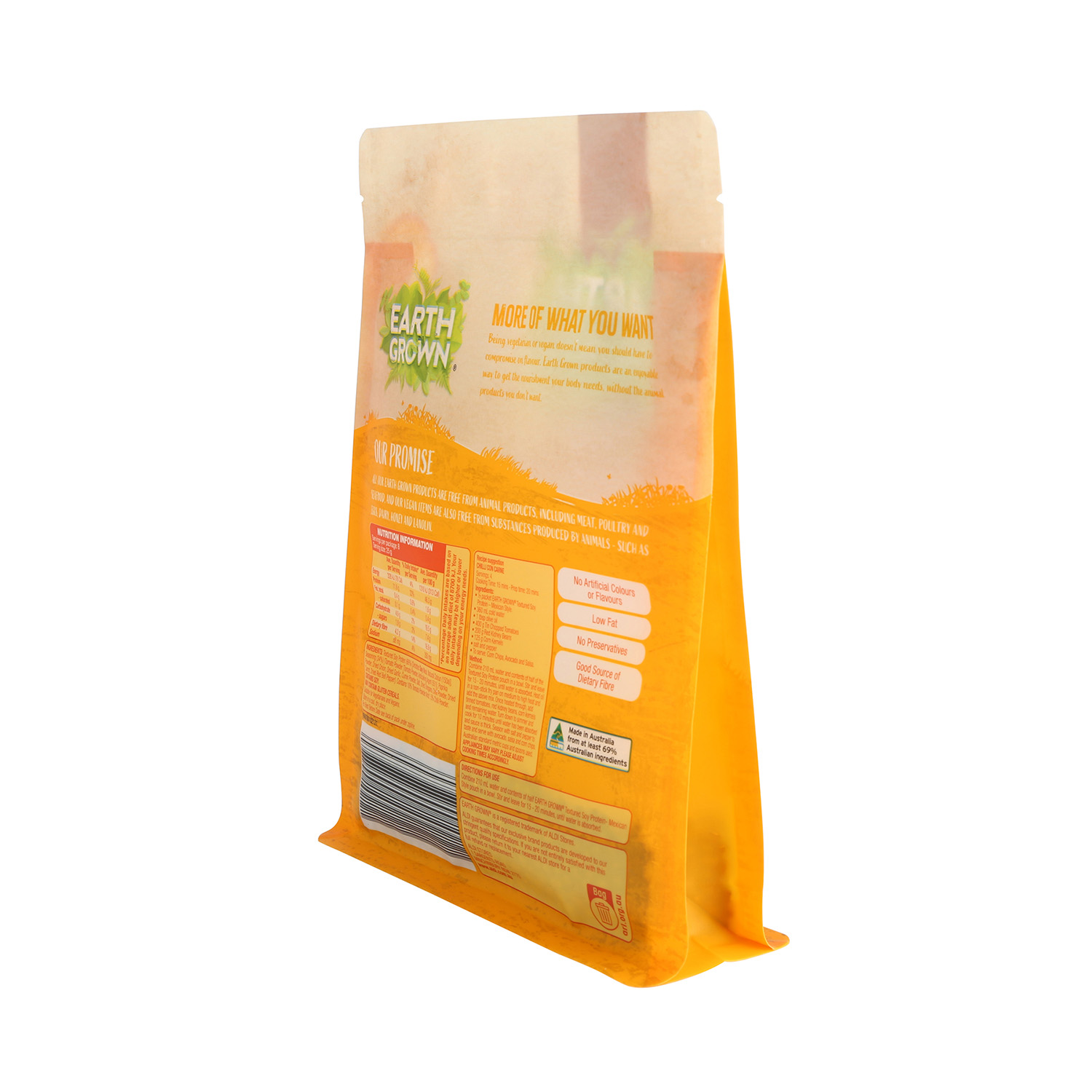 Plant Based Packaging Material Recyclable Sustainable Poly Bags Flat Bottom