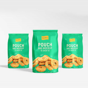 Rotogravure Printed Ziplock Custom Eco Friendly Plastic Biscuits Bags