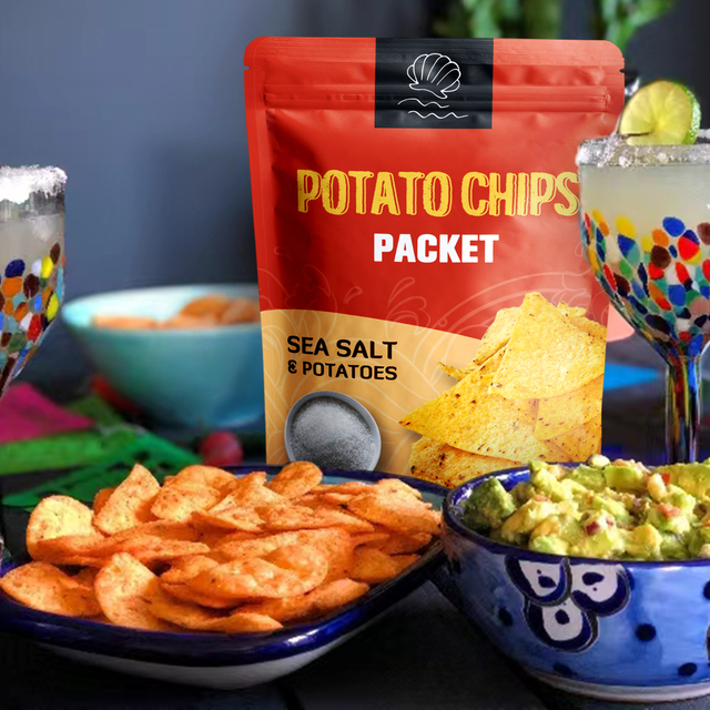 Eco Friendly Compostable Packaging Bags Custom 2 Oz Chip Bags