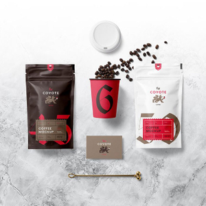 Minimalist Design Best Stand Up Coffee Packaging Pouches with Zipper And Valve