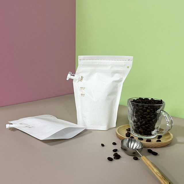 250ml 500ml Portable Pour-over Coffee Brewer Ziplock Reusable Coffee Brew Bags