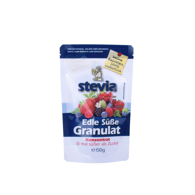 Granola Cereal Stand Up Pouches Custom Print Compostable