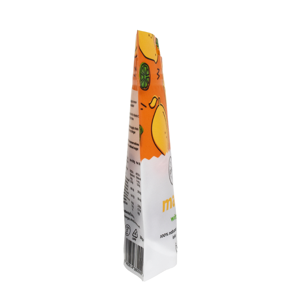 Eco Recyclable Stand Up Dried Mango Resealable Zipper Bags