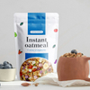 Home Compostable Resealable Kraft Stand Up Pouches with Window for Granola