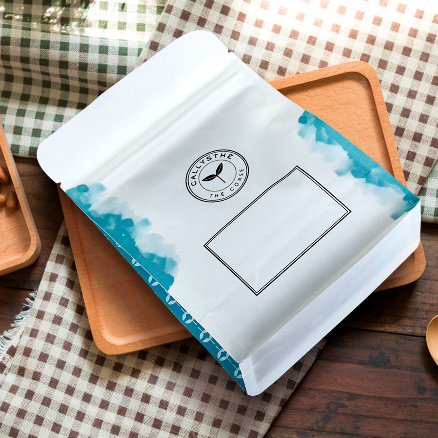 Flat Bottom Environmentally Friendly Compostable Cookie Bags with Window