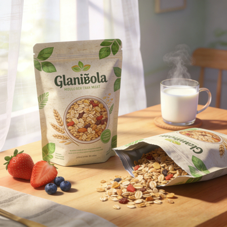 Multi Layer Recyclable Stand-up Pouch ​for Granola