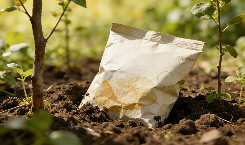 compostable potato chips bag