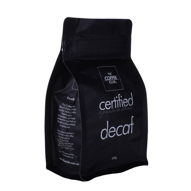 Custom Printed Low Carbon Footprint Coffee Bean Packaging Bags with Valve
