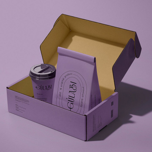 Empty Custom Branding Design Delivery Recyclable Coffee Packaging for Ecommerce