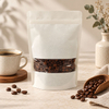 Custom Paper Stand Up Coffee Bags with Window