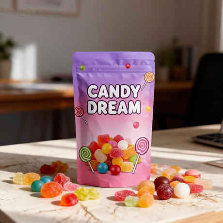 Recyclable Zipper Candy Pouch Bags