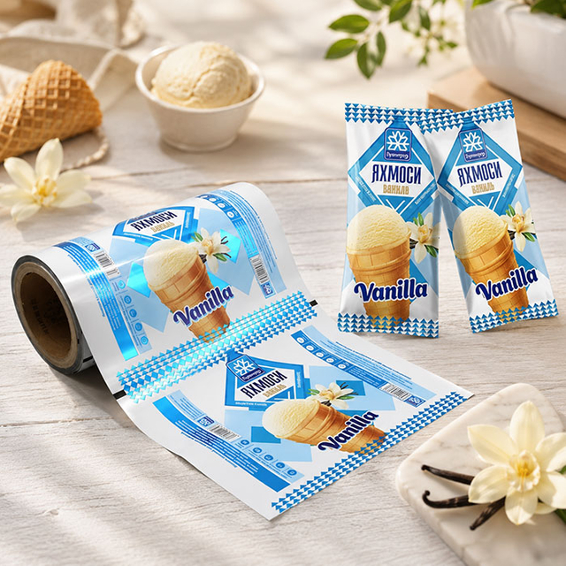 Compostable Cold Seal Packaging Film for Popsicle