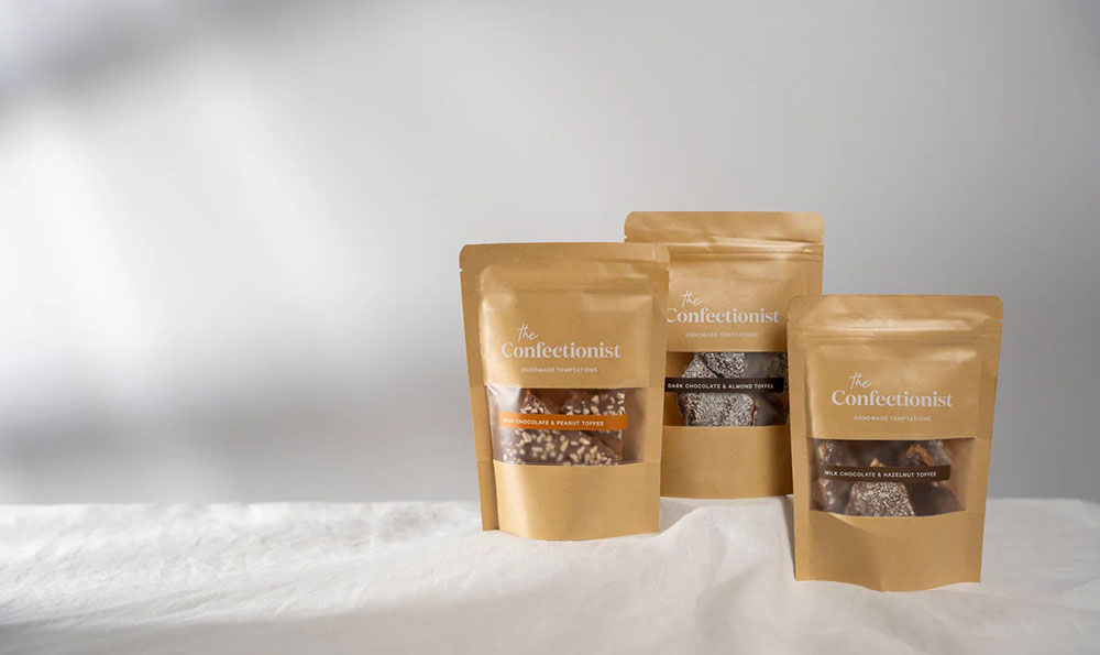 stand up pouches for snack bars