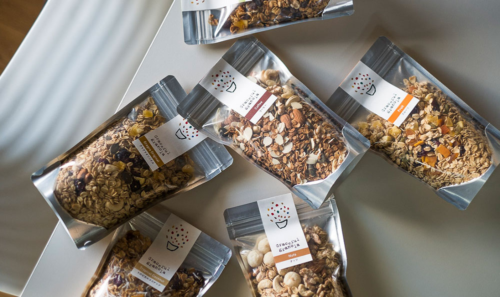 granola and cereals packaging bags