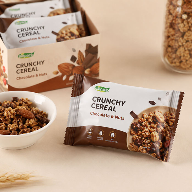 Cold-Seal Packaging for Individual Cereal Pouches