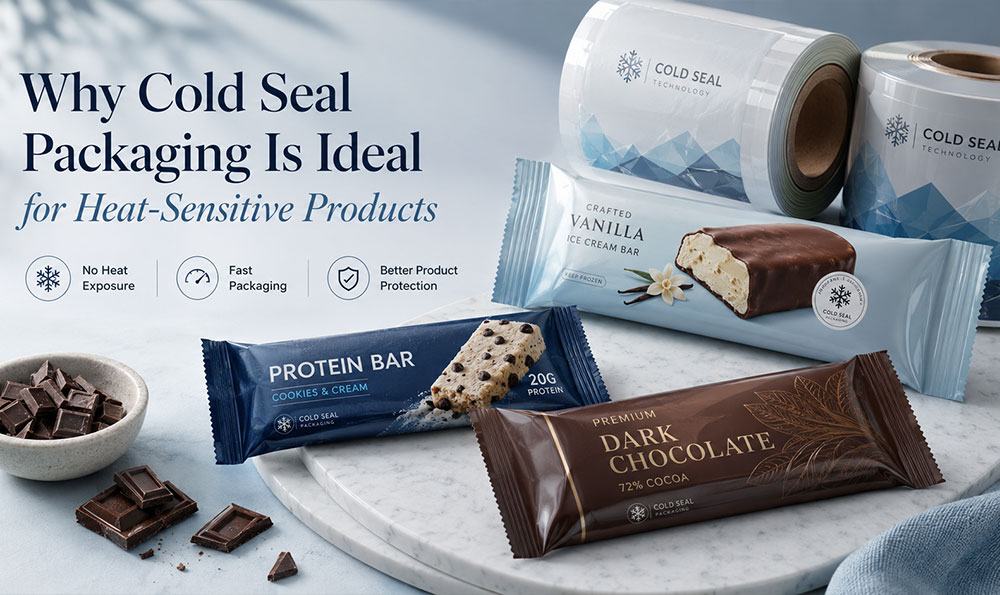 cold seal film fo heat sensitive products