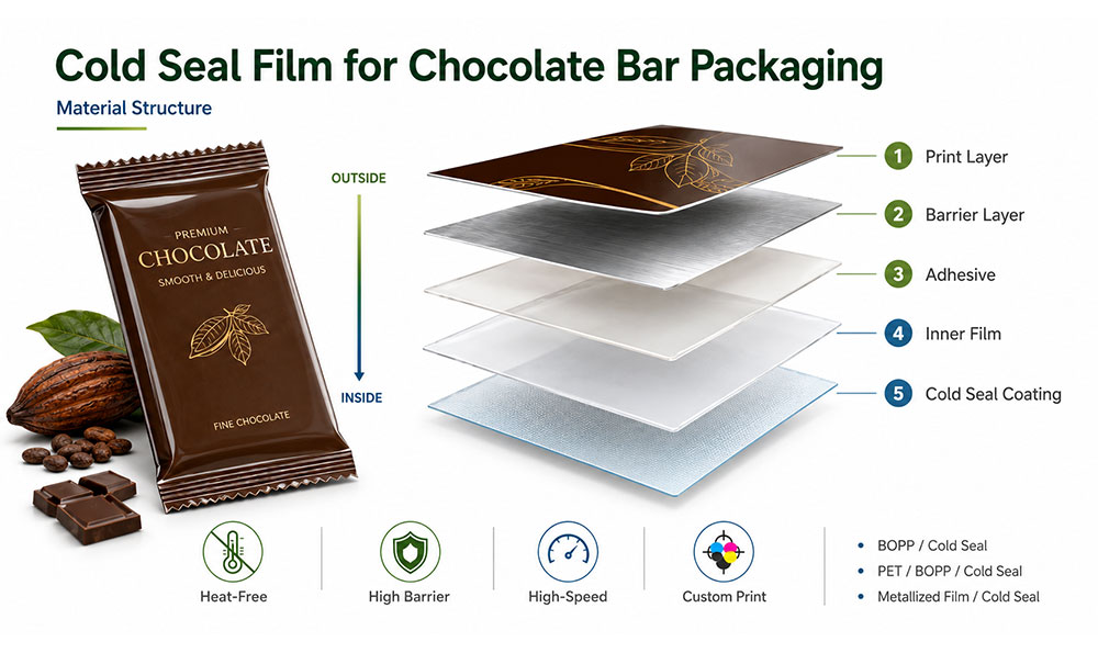 custom cold seal packaging film