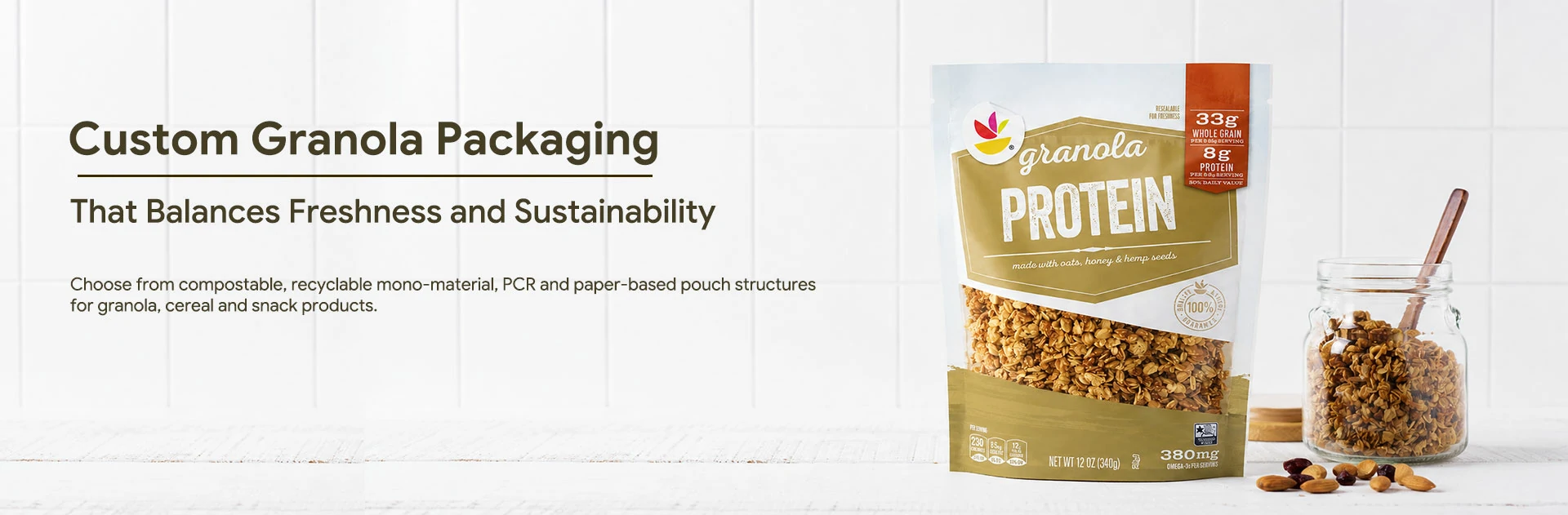 custom granola packaging
