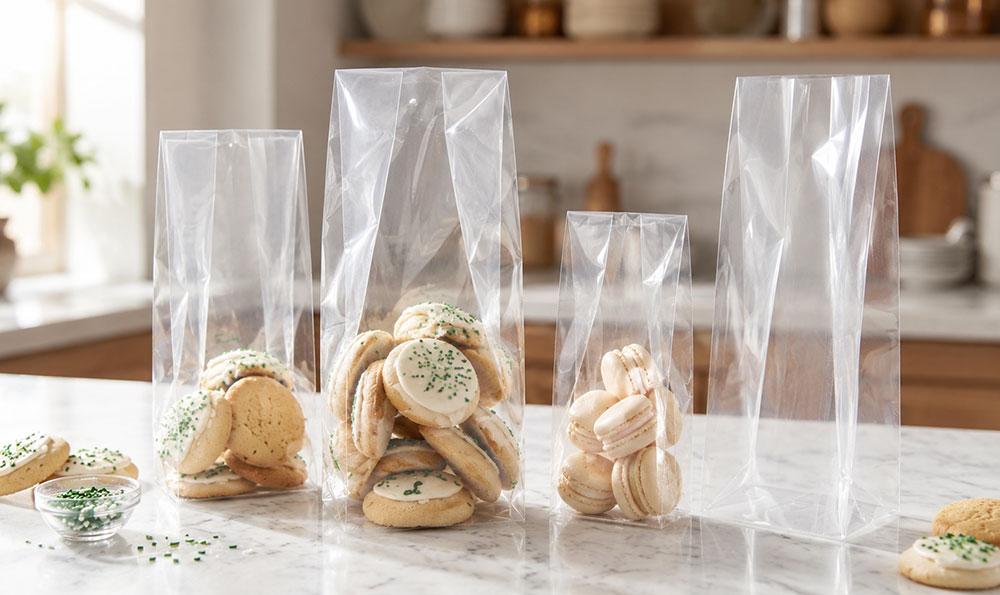 flat bottom gusset bags