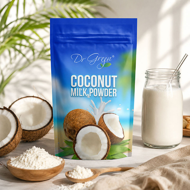 Custom Printed Resealable Pouches for Organic Coconut Powder