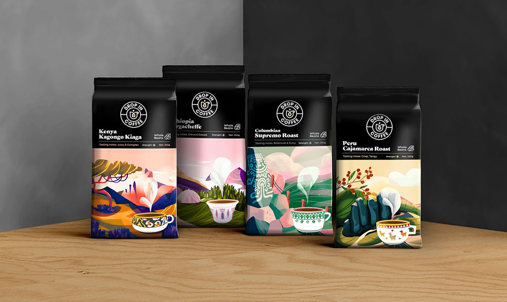 custom coffee bags wholesale