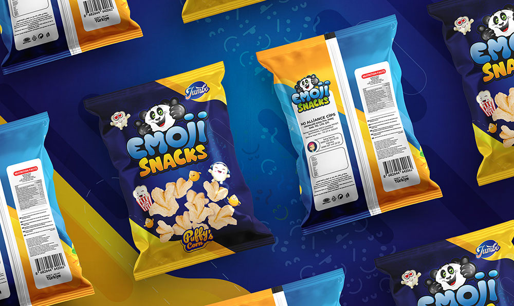 Eco friendly snack packaging bags for organic snacks and healthy food products
