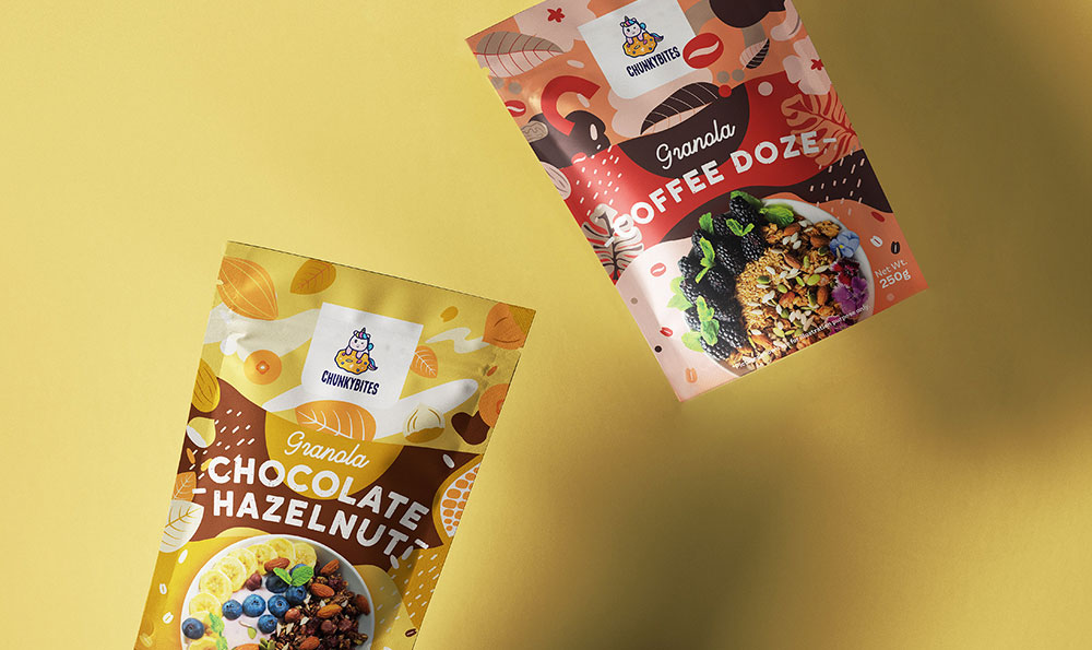 granola cereal bags