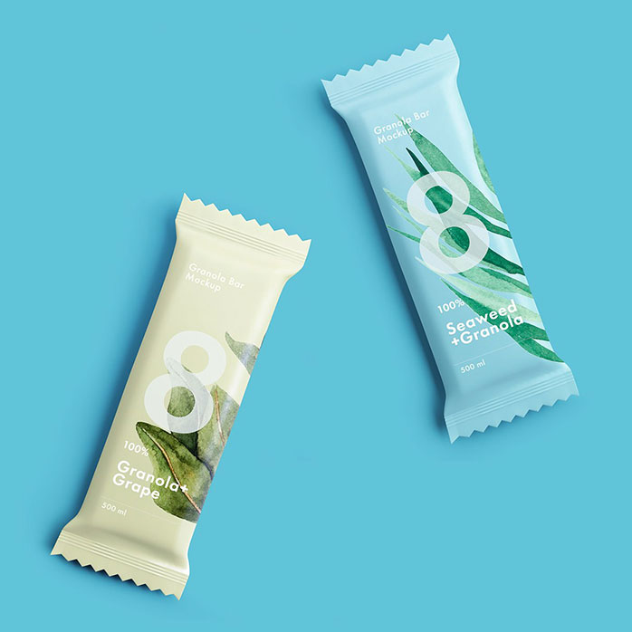 Personalised Cold Seal Packaging for Granola Bars