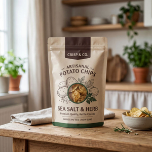 Empty 8 Oz Personalized Potato Chip Bags