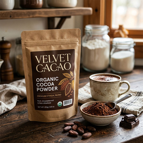 Naturally Paper Packaging Cocoa Powder Bag