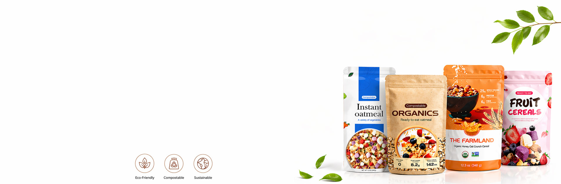 compostable cereal Packaging Bags