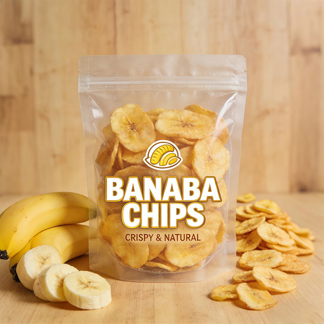 Plant-based Recycled Chips Packaging Pouch