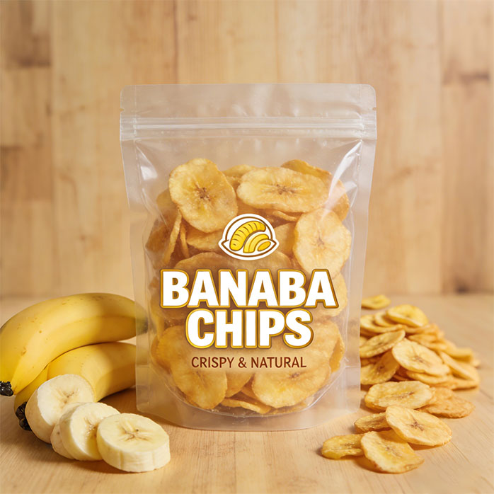 Plant-based Recycled Chips Packaging Pouch