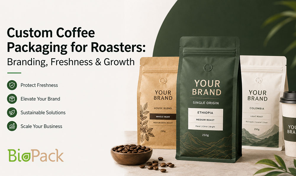 custom coffee roaster packaging