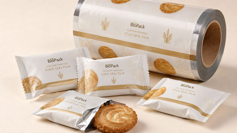 cold seal wrapping bags for cookies