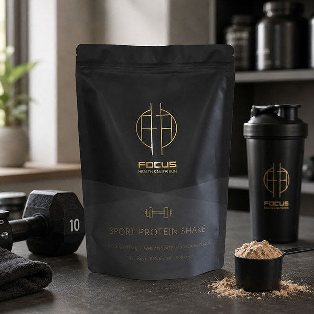 Custom Printed Compostable Stand-up Pouches for Supplements
