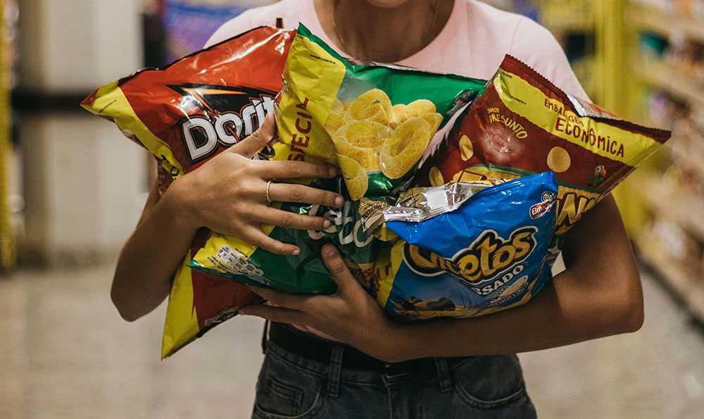 what are potato chip bags made of