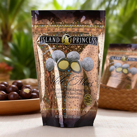 Eco-friendly Glossy Stand Up Pouches for Chocolate Balls